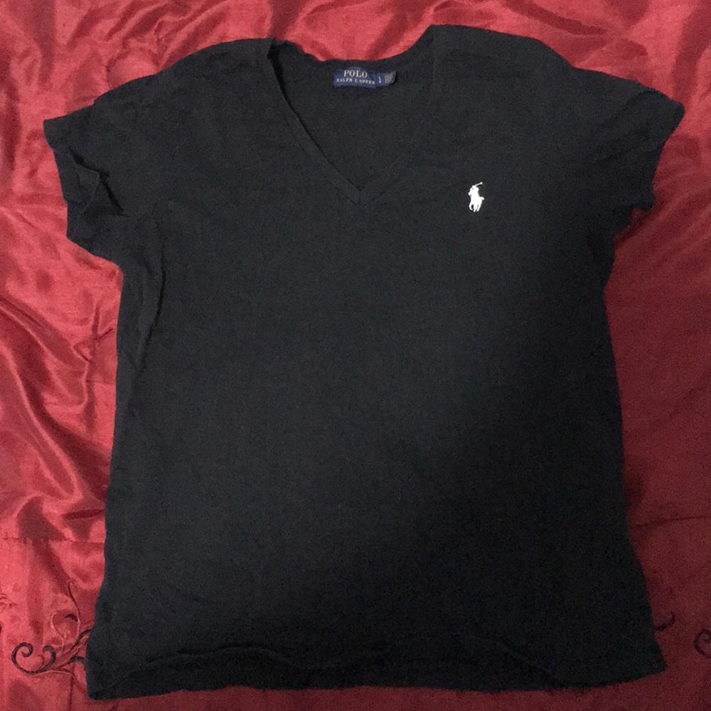 A V-neck Polo Shirt